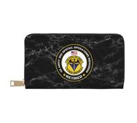 Porte Monnaie Femme Retraité du 3E Escadron D'Opérations Spéciales De L'Armée Américaine Fille Pochette Mignonne Femme Pouch Bourse Longue Cuir Portefeuille pour Enfant, Homme, La Fille