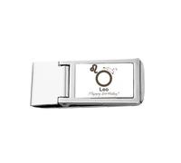 Porte-monnaie fin en acier inoxydable Motif constellation destin