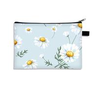Porte Monnaie Fleurs Petite Trousse Maquillage Trousse Maquillage Femme De Voyage pour Femme Portable Trousse De Maquillage Cosmétique Organiseur,Trousse De Toilette Fille