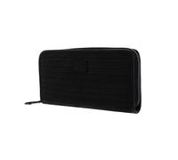 Porte-monnaie FREDsBRUDER Fine Line Wallet Big Noir - Cuir de vache, Coton - Élégant