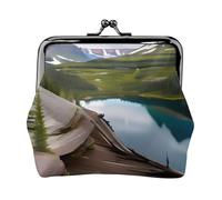 Porte-monnaie Glacier National Park - Pour les festivals et les occasions spéciales, noir, One Size, Art déco