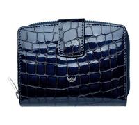 Porte-monnaie Golden Head Cayenne en cuir avec protection RFID - Bleu - Moderne