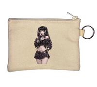 Porte-monnaie gothique foncé avec pose de tabac Beige