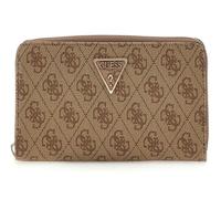 Porte-monnaie - GUESS - Laurel SLG - Marron clair - 12 compartiments cartes - Dragonne amovible