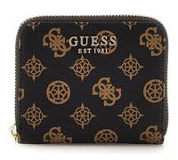 Porte-monnaie - GUESS - Laurel SLG - Noir et marron - 11x9,5x2 cm - Chic et pratique
