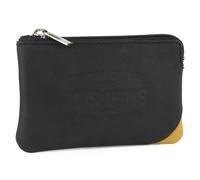 Lois - Porte-Monnaie Homme, Porte-Monnaie Homme Cuir Compact RFID pour Usage Quotidien, Petit Porte-Monnaie en Cuir Au Design Fonctionnel pour Pièces Et Essentiels, Noir/Jaune