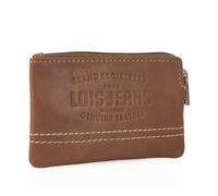 Lois - Porte Monnaie Homme Cuir Souple Petit Format - Petit Porte Monnaie Homme - Bourse Porte Monnaie Multi Rangements Anti RFID. Porte Carte Cuir., Marron