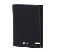 Porte-monnaie - HUGO BOSS - Iconic Wallet - Cuir noir - 6 compartiments - Protection RFID