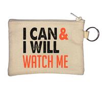 Porte-monnaie I Can and Will Watch Me Beige