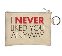 Porte-monnaie « I Never Liked You Anyway » Beige