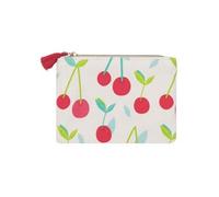 Porte-monnaie Imprimé Cerises - Draeger Paris rouge/blanc G