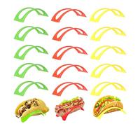 Porte-Monnaie Individuel - Plateau pour Hot-Dog 18 pièces | Petits Supports pour Taco - pour réunions familiales complètes avec Amis matchs Sportifs grillés d'été soirées Film et