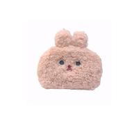Porte-monnaie lapin en peluche, petit porte-monnaie en forme de lapin mignon avec fermeture éclair, mini portefeuille, portefeuille lapin, rose, Mini, 1