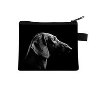 Porte Monnaie Le Chien Noir Petite Trousse Maquillage Trousse Maquillage Femme De Voyage pour Femme Portable Trousse De Maquillage Cosmétique Organiseur,Trousse De Toilette Fille