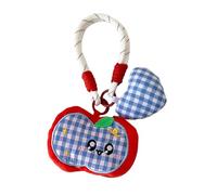 Porte-monnaie léger en peluche avec motif de fruits de dessin animé pour clés, écouteurs, rangement compact essentiel de voyage en peluche, a, Beauté de masse