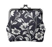 Porte-monnaie léger pour femme avec motif floral - Étanche - Petite pochette pour pièces de monnaie et cartes