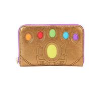 Loungefly Porte-monnaie Marvel Shine Thanos Gauntlet – Jaune Doré Synthétique