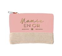 Porte Monnaie 'Mamie En Or' - Dimensions : 12,5 x 8,5 cm