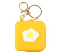 Porte-Monnaie - Matériau en Silicone Souple, Petit Porte-Monnaie, Sac Porte-clés | Pochette Multifonction avec Motif et Fermeture éclair, Fixation en métal Durable pour Sacs à Dos, Sacs à Main