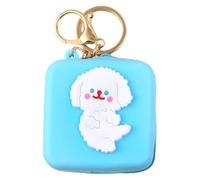 Porte-Monnaie - Matériau en Silicone Souple, Petit Porte-Monnaie, Sac Porte-clés | Pochette Multifonction avec Motif et Fermeture éclair, Fixation en métal Durable pour Sacs à Dos, Sacs à Main