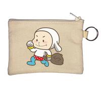 Porte-monnaie mignon motif mouton voleur beige