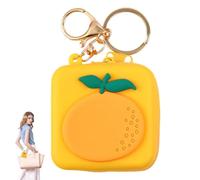 Porte-Monnaie Mignon,Porte-Monnaie en Silicone en métal, Fermeture éclair, | Petit porte-monnaie Pour la décoration de sac à dos, breloque de sac à main, organisateur de