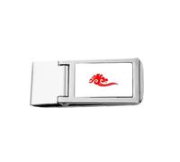 Porte-monnaie moderne chinois traditionnel espoir mince pince à billets en acier inoxydable