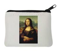 Porte-monnaie Mona Lisa en néoprène Blanc 10 x 11 cm
