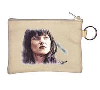 Porte-monnaie motif princesse guerrière beige