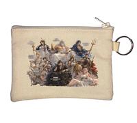 Porte-monnaie Mythologie grecque Illustration des dieux majeurs Beige