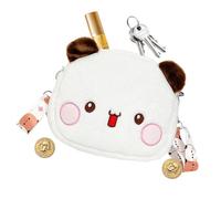 Porte-monnaie ours pour filles, sac à bandoulière en peluche, sac à bandoulière en peluche, porte-monnaie mignon et doux pour téléphone portable, pièces de monnaie et petites choses, idéal pour les
