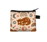 Porte Monnaie Ours Vintage Petite Trousse Maquillage Trousse Maquillage Femme De Voyage pour Femme Portable Trousse De Maquillage Cosmétique Organiseur,Trousse De Toilette Fille