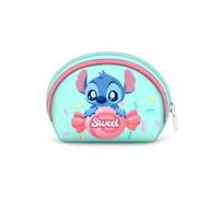 Porte-monnaie Ovale Casual - Disney Lilo et Stitch Candy - Bleu - Taille Unique