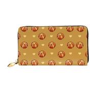 Porte-Monnaie Pain Beurré Cuir Portefeuille Élégant Femme Pouch Bourse avec Compartiment À Monnaie Coin Purse Wallet pour Amoureux, Garcon, Mère