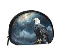 Porte-monnaie papillon flottant - Mini porte-monnaie pour pièces de monnaie, clés, rouge à lèvres et essentiels avec fermeture éclair, Eagle On The Peak, One Size, Tendance