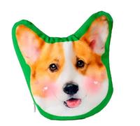 Porte-monnaie personnalisé, portefeuille personnalisé pour photos et textes, visage personnalisé/visage d'animal de compagnie, formes irrégulières, sac de rangement durable à fermeture éclair, Coloré,