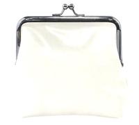 Porte-monnaie personnalisé vintage beige texture crème pour femmes porte-monnaie et pochettes Kiss Lock Change Wallet, Texture crème beige vintage, Classique