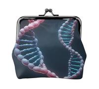 Porte-monnaie polyvalent avec chaîne ADN avec impression photo - Mini portefeuille exquis - Pochette à monnaie mignonne pour toutes les occasions