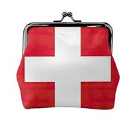 Porte-monnaie polyvalent avec fermeture éclair Motif drapeau suisse