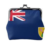 Porte-monnaie polyvalent avec motif drapeau des îles Turques et Caïques - Pour toutes les occasions