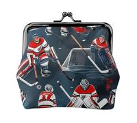 Porte-monnaie polyvalent avec motif imprimé hockey Elements pour toutes les occasions