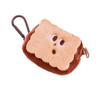 Porte-monnaie polyvalent Capybaras en forme d'animal avec fermeture éclair sécurisée pour un usage quotidien, a