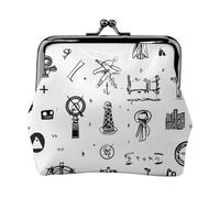 Porte-monnaie polyvalent en langue des signes de l'alphabet. Mini portefeuille exquis avec pochette à monnaie mignonne pour toutes les occasions