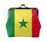 Porte-monnaie polyvalent imprimé drapeau du Sénégal Mini portefeuille mignon pochette à monnaie pour toutes les occasions