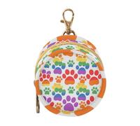 Porte-monnaie portable coloré avec empreintes de pattes de chien pour bébé garçon
