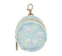 Porte-monnaie portable pour bébé fille Motif ourson Bleu