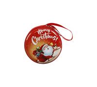 Porte-monnaie portable pour enfants sur le thème des fêtes - Organisateurs de poche - Personnages de dessin animé - Pour fête de Noël et festival, rond, F