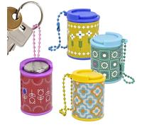 Porte-Monnaie Porte-Clés,Boîte À Monnaie Breloque Sac - avec Verrou De Sécurité Porte-Clés - pour Une Habitude D'Épargne Femmes Hommes Ados Voyage Tote Bag Sac À Dos Décoration