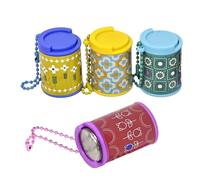 Porte-Monnaie Porte-clés - Porte-Clés Mini Bocal À Monnaie - avec Fermoir Sécurisé Porte-Monnaie Porte-Clés - pour Une Habitude D'Épargne Femmes Hommes Ados Voyage Tote Bag Sac À Dos Décoration