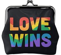 Porte-Monnaie Porte-Monnaie Equality Gay Pride Love Win Femme Fille Petit Portefeuille Change Pouch